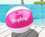 Personalised Beach Ball 9" Inflatable Coloured Ball Any Name Child's Pool Party
