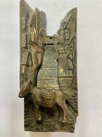 DONKEY DOOR KNOCKER Solid Brass Antique Era 1880’s to Early 1900’s  5” tall x 2”
