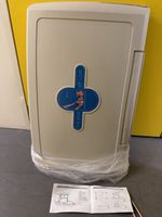 Wall Mounted Fold-Down Baby Changing Unit, Plastic, With Safety Strap