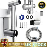 Stainless Steel Handheld Douche Bidet Toilet Spray Shower Shattaf Diverter Kit