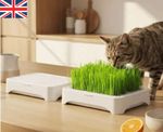 Cat Grass Growing Kit Hydroponic Wheat Grass Planter Indoor Pet Pot