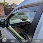 VW CADDY MK3 | MK4 LIGHT SMOKED CLIMAIR WIND DEFLECTORS