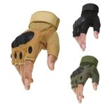 Tactical Fingerless Gloves for Men & Military Combat Shooting Half-Finger Gloves