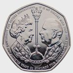 2022 Gibraltar End & Beginning of an Era 50p from Sealed Bag