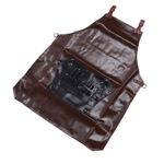 ｀Barber Apron Men Women PU Leather Professional Water Proof Haircutting Tool