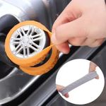 8Pcs Luggage Wheel Cover Silicone Reduce Noise Suitcase Caster Wheel Protector