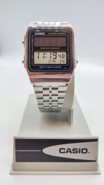 Casio AL-180 (2505) Solar Retro Watch made in Japan