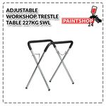 FMT Body Shop Trestle Table Panel Stand Adjustable Bodyshop Panelstand 225Kg