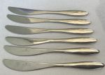6 Vintage Royal Doulton Whimsy Stainless Steel 8 5/8” Dinner Table Knife cutlery