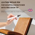 Leather repair touch up dye paint pen - scratches & scuffs - 22 Colour Options