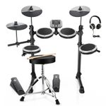 Donner DED-80 Electric Drum Kit 7'' Quiet Mesh Pads 180 Sounds + Drum Lessons