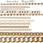 9ct Gold Chain Necklace 375 Hallmarked Jewelley Curb Rolo Snake Box Singapore