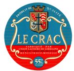 France - Cheese Label - L'Union Laitiere de Lorraine, Benestroff - Le Crac