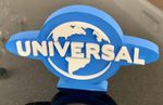 Universal Style Logo - Fathers Day Gift Movie Film Studio Birthday - 3d Printed