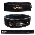WARX Weight Power Lifting Leather Lever Pro Belt Gym Training Powerlifting Dip