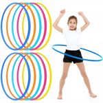 55/65cm/75cm Weighted Hula Hoop Plastic Weight Loss Kids Adults Fitness Activity
