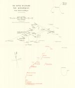 Battle of Jutland. Deployment. 6.15-6.26 pm 31 May 1916. WW1. 1923 old map