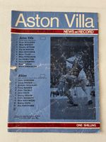 Aston Villa v West Bromwich Albion Programme 3 September  1969 