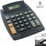 1 Jumbo Calculator 8 Digits Large Buttons School Office Desk Tilt Pop Up Solar