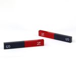 Educational Alnico Bar Magnets - North & South Identified (11mm x 6mm x 75mm)