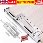 UK Door Handle Jig Cupboard Kitchen Punch Locator Cabinet Hardware Template Tool