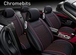 Deluxe Black Red PU Leather Full set Seat Covers For Citroen C3 C4 C5 DS3 DS5