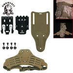 Tactical Drop Leg Platform Molle Pistol Holster Adapter Belt Clip ARC QLS kit