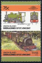 1879 Sir Haydn 0-4-2T (Talyllyn Railway Wales) Train Stamps / LOCO 100