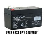 GS Portalac PE12V1.2 F1 12V 1.3Ah Sealed Lead Acid Replacement Ultramax Battery