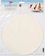 Tala 23cm Siliconised Greaseproof Circles, Pack of 20