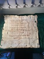 Antique Sampler 1803 With Damage Moth Eaten 15 X15 Inch