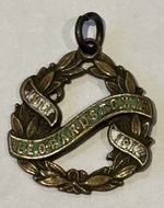 Leopardstown Racing Club Members Fob Badge, 1911/12 Member Number 468
