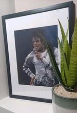 Michael Jackson Framed 10x8 Gloss Photo - Black Frame Wall Art - Brand New boxed