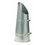 GALVANISED COAL SCUTTLE BUCKET 22" - HEAVY DUTY METAL HOD SKUTTLE