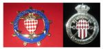 YACHT CLUB/MONACH BADGE - SET OF 2PCS CAR GRILL BADGE EMBLEM LOGOS METAL ENAMLED