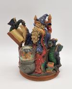Wizard & Dragons, Fantasy Resin Statue, Figure