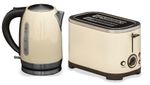 Quest Kettle 1.7L + Toaster 2 Slice Cream Low Wattage Boat Van Caravan Motorhome