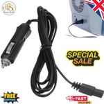 2m DC 12V 2 Pin Lead Cable Plug Wire For Car Cooler Cool Box Mini Fridge New UK