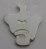 Ian Brown 'Stellify' enamel badge.Stone Roses,Ripples,Mod,Indie,Oasis.