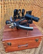 Nautical Style Tamaya Working Sextant  9" Navigational Marine Sextant With Box