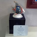 Royal Crown Derby Paperweight - Pacific Angel Fish -Gold Stopper Limited Edition
