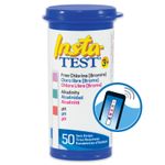 LaMotte Insta-Test 3 Plus, Swimming Pool and Hot Tub Test Strips (50 Strips)