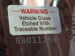 VEHICLE GLASS SECURITY CAR WINDOW ETCHING KIT