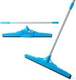 Floor Squeegee Steel Handle Rubber Blade Wet Room Tile Cleaner Floor Wiper