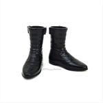 Barbie Ken 1998 Harley Davidson BlackSnap On Black Boots New
