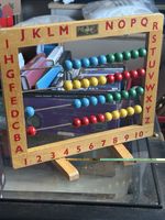 Rare Mid Century original taylors of leicestershire england children's abacus