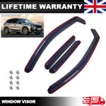 BMW X1 F48 5 Door SUV 2015-2022 In-Channel Wind Deflectors 4pc Tinted UK
