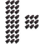 144Pcs Realistic Mini Coffin Box Decor Durable Plastic Halloween Prank Toy
