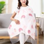 Breastfeeding Nursing Cover Breathable Cotton Baby Blanket Outdoor Feeding UK