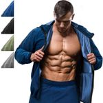 RDX Sauna Suit for Men Anti Rip Long Sleeve Sweat Suit Weightloss Suit Tracksuit